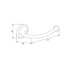 Держатель туалетной бумаги Iddis Oldie OLDBR00i43 Бронза