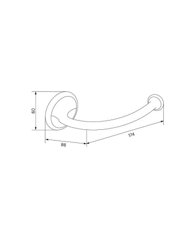 Держатель туалетной бумаги Iddis Oldie OLDBR00i43 Бронза