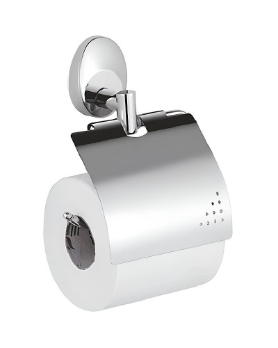 Держатель туалетной бумаги Haiba HB1603 с крышкой Хром