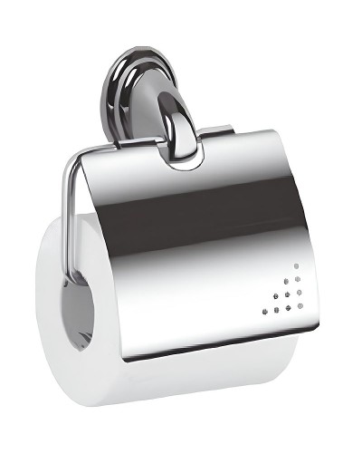 Держатель туалетной бумаги Haiba HB1503 с крышкой Хром