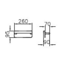 Держатель туалетной бумаги Vitra D-Light 58165