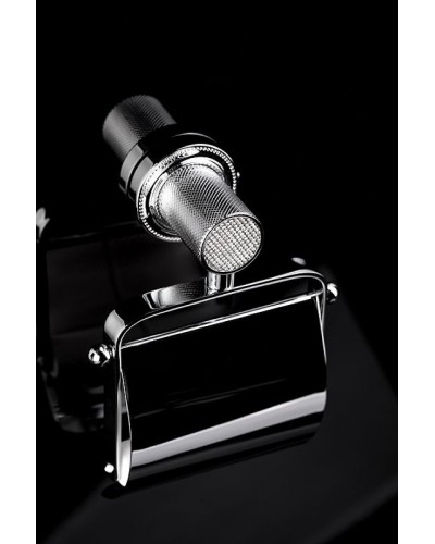 Держатель туалетной бумаги Boheme Royal Cristal 10921-CR-B с крышкой Хром