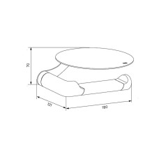 Держатель туалетной бумаги Iddis NOAWT00i43 Белый матовый