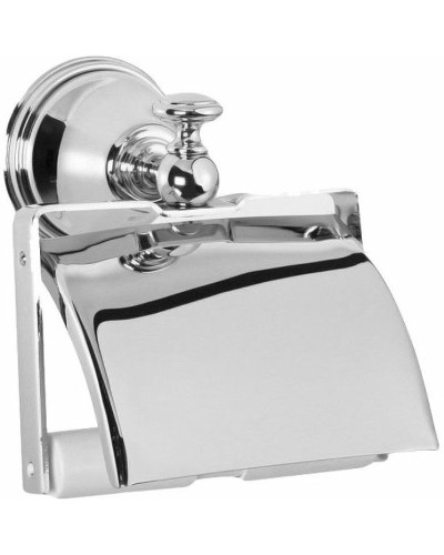 Держатель туалетной бумаги TW Harmony TWHA219cr с крышкой Хром