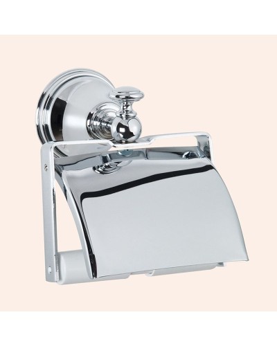 Держатель туалетной бумаги TW Harmony TWHA219cr с крышкой Хром