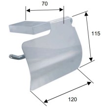 Держатель туалетной бумаги Remer Flat FT60CR