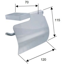 Держатель туалетной бумаги Remer Flat FT60CR