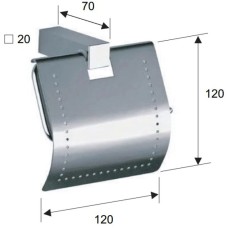 Держатель туалетной бумаги Remer SQ SQ60CR