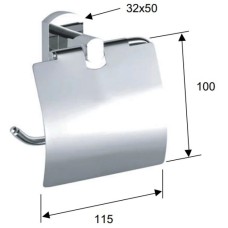 Держатель туалетной бумаги Remer Forma FR60CR