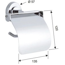 Держатель туалетной бумаги Remer Arte AR60CR