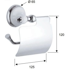 Держатель туалетной бумаги Remer Epoca EP60CR