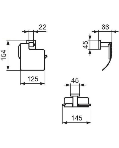 Держатель туалетной бумаги Ideal Standard IOM E2191AA с крышкой Хром