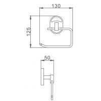 Держатель туалетной бумаги Frap F19 F1903-3 Хром