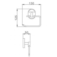 Держатель туалетной бумаги Frap F19 F1903-3 Хром