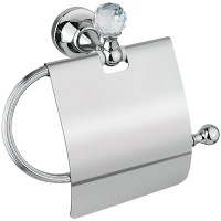 Держатель туалетной бумаги Cezares Olimp-TRH-01-Sw с крышкой Хром