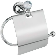 Держатель туалетной бумаги Cezares Olimp-TRH-01-Sw с крышкой Хром