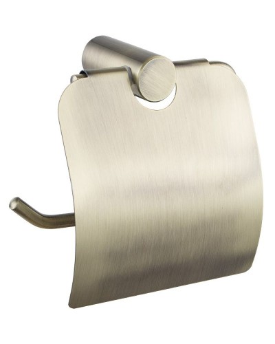 Держатель туалетной бумаги Haiba HB8403-4 с крышкой Бронза