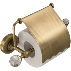 Держатель туалетной бумаги Migliore Amerida 16557 с крышкой Бронза с кристаллами Swarovski