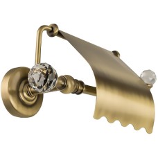 Держатель туалетной бумаги Migliore Amerida 16557 с крышкой Бронза с кристаллами Swarovski