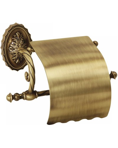 Держатель туалетной бумаги Migliore Edera 16886 с крышкой Бронза