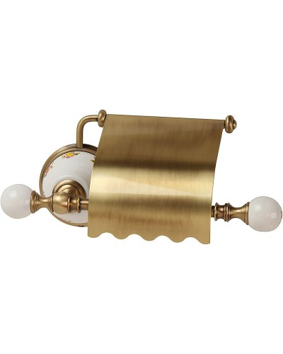 Держатель туалетной бумаги Migliore Provance 17618 с крышкой Бронза