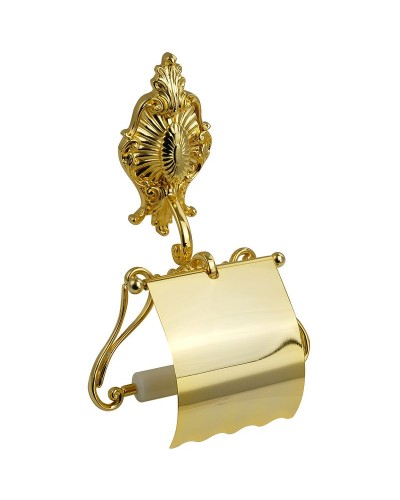 Держатель туалетной бумаги Migliore Elisabetta 17058 с крышкой Золото