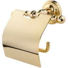 Держатель туалетной бумаги Migliore Mirella 17311 с крышкой Золото