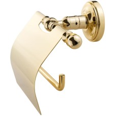 Держатель туалетной бумаги Migliore Mirella 17311 с крышкой Золото