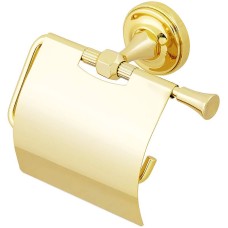 Держатель туалетной бумаги Migliore Fortuna 27694 с крышкой Золото