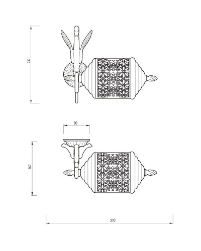 Держатель туалетной бумаги Migliore Luxor 26119 Золото