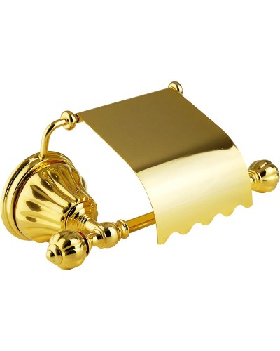 Держатель туалетной бумаги Migliore Olivia 26176 с крышкой Золото