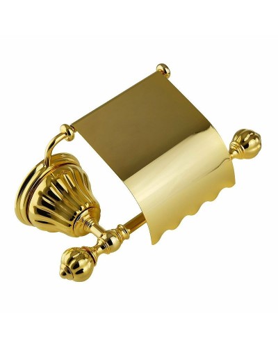 Держатель туалетной бумаги Migliore Olivia 26176 с крышкой Золото