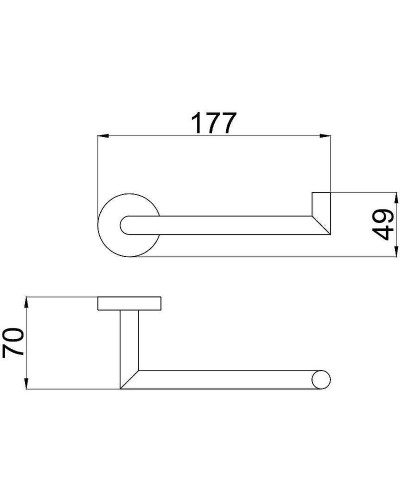 Держатель туалетной бумаги Allen Brau Priority 6.31007-00 Хром