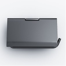 Держатель туалетной бумаги AM.PM X-Joy A84341422 с крышкой Черный матовый