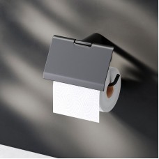 Держатель туалетной бумаги AM.PM X-Joy A84341422 с крышкой Черный матовый