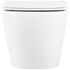 Комплект унитаза BelBagno Uno BB3105CHR/SC с инсталляцией Tece Base K440407 с сиденьем Микролифт и Черной матовой клавишей смыва