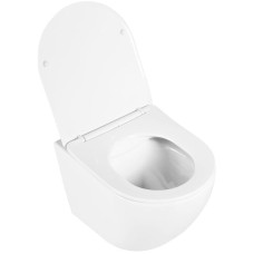 Комплект унитаза BelBagno Uno BB3105CHR/SC с инсталляцией Tece Base K440407 с сиденьем Микролифт и Черной матовой клавишей смыва