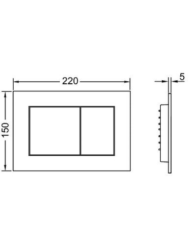 Комплект унитаза BelBagno Uno BB3105CHR/SC с инсталляцией Tece Base K440407 с сиденьем Микролифт и Черной матовой клавишей смыва