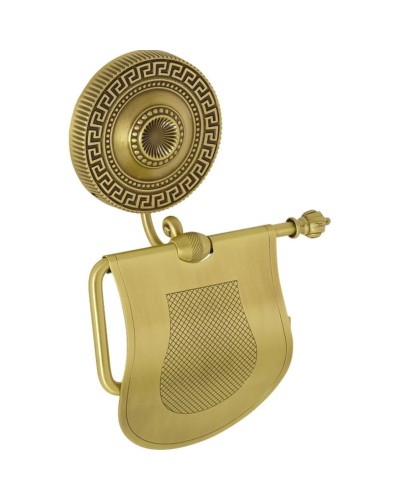 Держатель туалетной бумаги Migliore Montecarlo 31505 с крышкой Бронза