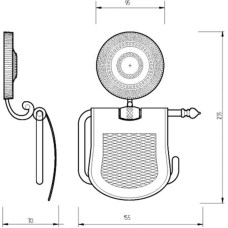 Держатель туалетной бумаги Migliore Montecarlo 31506 с крышкой Золото