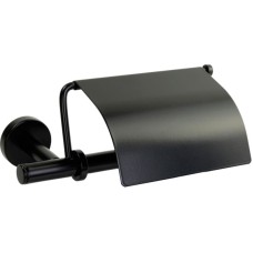Держатель туалетной бумаги Migliore Fortis 31764 с крышкой Черный матовый
