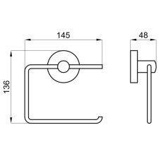 Держатель туалетной бумаги Noken Hotels N648000006