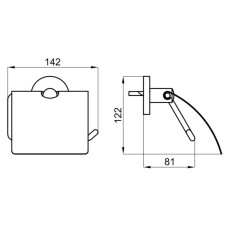 Держатель туалетной бумаги Noken Hotels N643000025