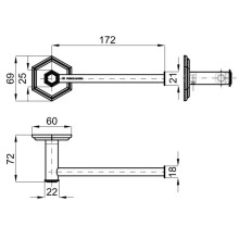 Держатель туалетной бумаги Noken Chelsea N613131410