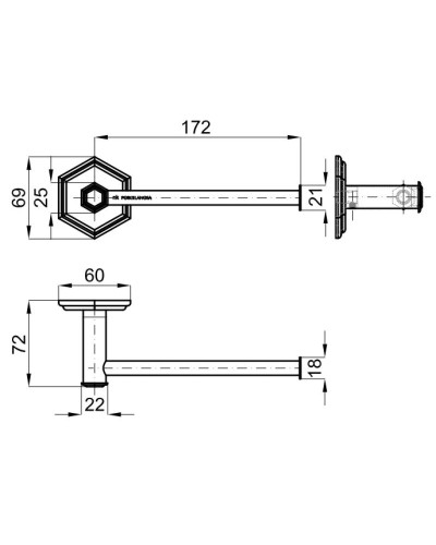 Держатель туалетной бумаги Noken Chelsea N613131410