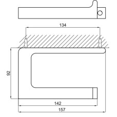 Держатель туалетной бумаги Noken Lounge N618434310