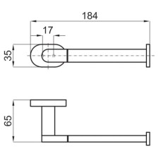 Держатель туалетной бумаги Noken Nantes N640111501