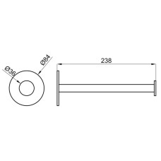 Держатель туалетной бумаги Noken Tono N770000201