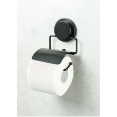 Держатель туалетной бумаги Fixsen Magic Black FX-45010 с крышкой Черный матовый