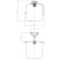 Держатель туалетной бумаги Milacio Villena MC.906.BBR